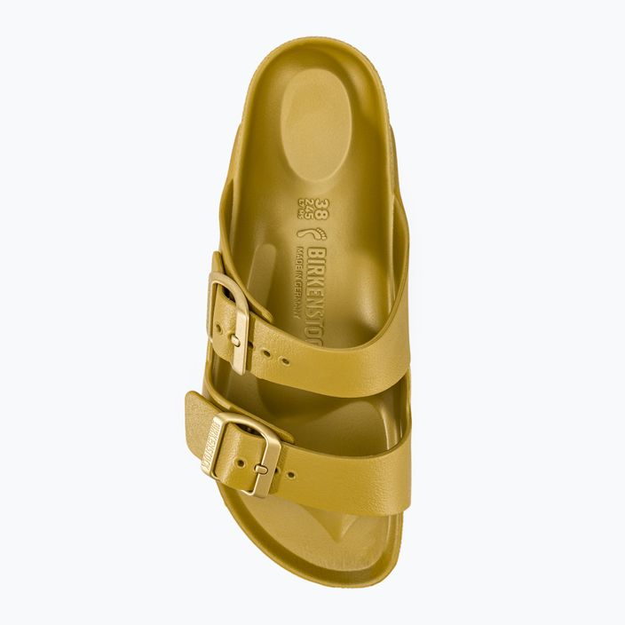 BIRKENSTOCK Arizona EVA Infradito stretto oro glamour 5