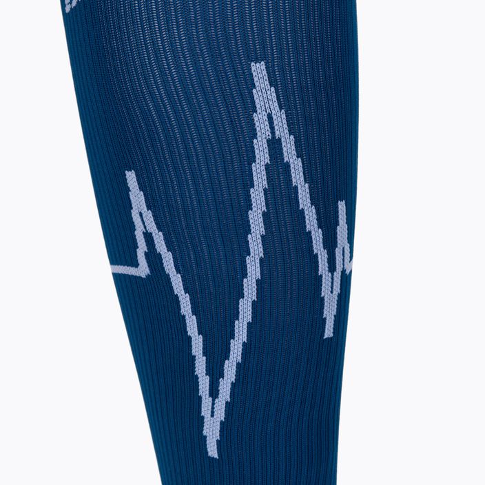 CEP Heartbeat calze da corsa a compressione da uomo blu WP30NC2 3