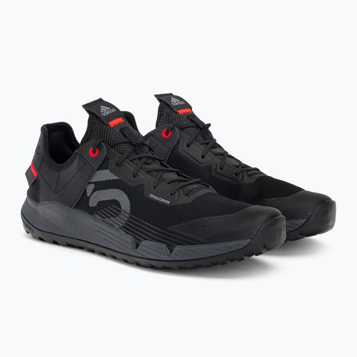 Uomo adidas FIVE TEN Trailcross LT nucleo nero / grigio due / rosso solare piattaforma scarpe da ciclismo 5