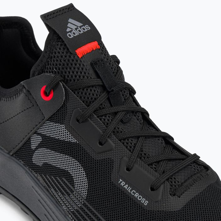 Uomo adidas FIVE TEN Trailcross LT nucleo nero / grigio due / rosso solare piattaforma scarpe da ciclismo 10