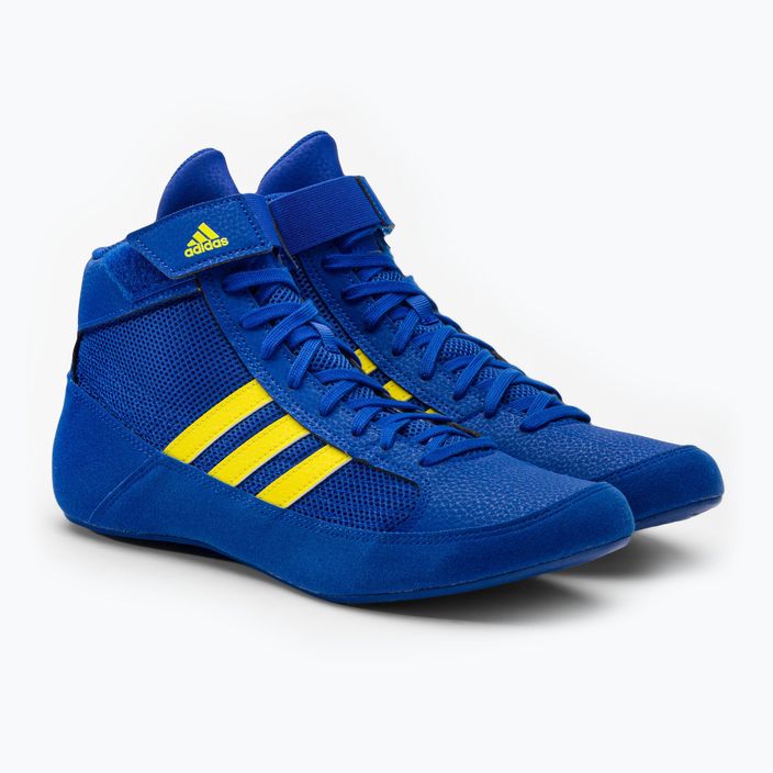 Uomo adidas Havoc scarpe sportive da combattimento blu FV2473 4