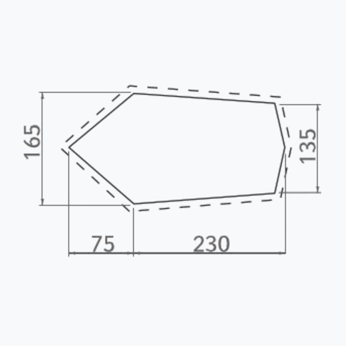 Piano tenda per VAUDE FP Taurus 3P spalla 2