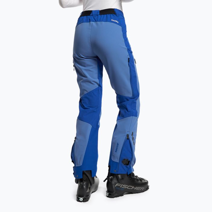 Pantaloni da sci da donna Schöffel Kals blu margherita 3