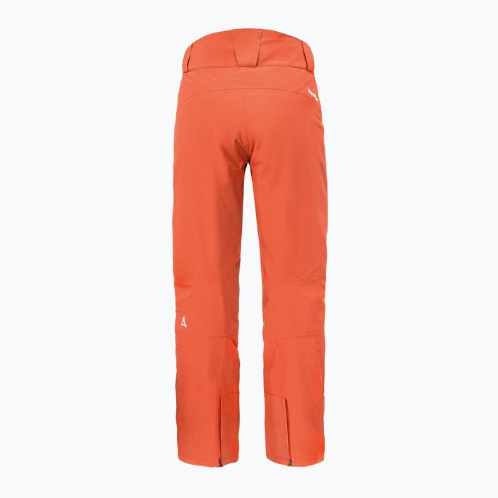 Pantaloni da sci da donna Schöffel Weissach arancione corallo 2