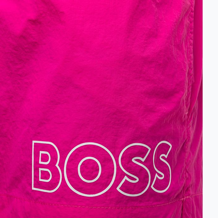 Hugo Boss Mooneye pantaloncini da bagno da uomo rosa medio 3