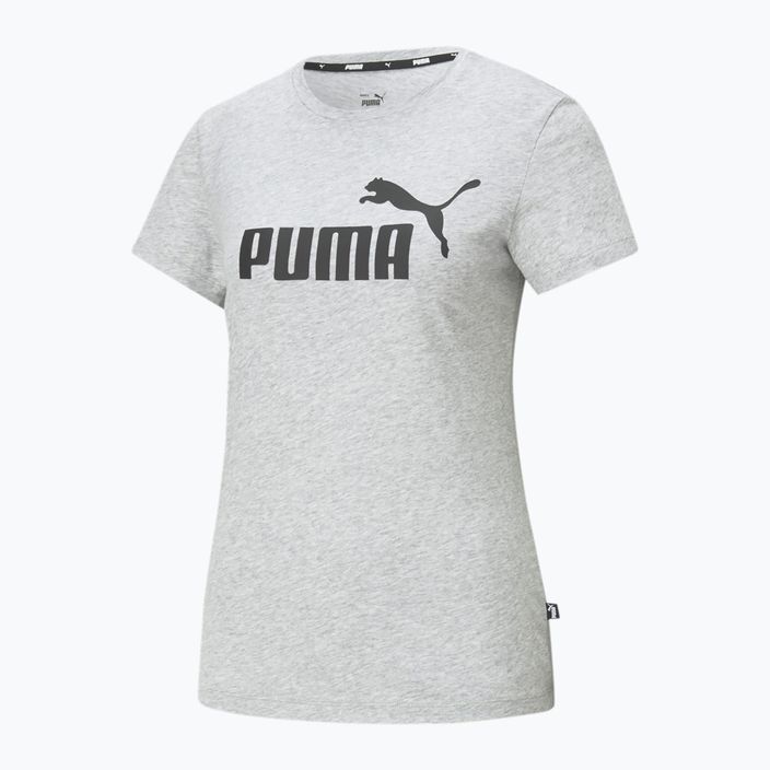 Maglietta PUMA ESS Logo donna grigio chiaro, erica 4