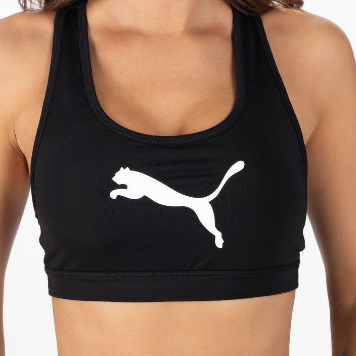 PUMA Mid Impact 4Keeps Graphic PM puma nero/puma bianco gatto reggiseno fitness 4