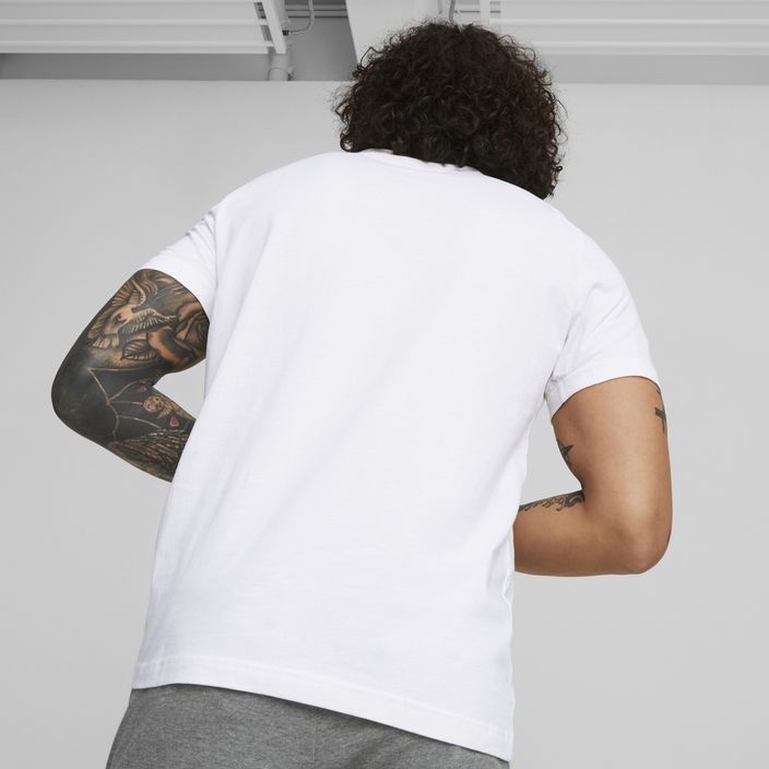 PUMA Ess Logo Tee Uomo puma bianco 5