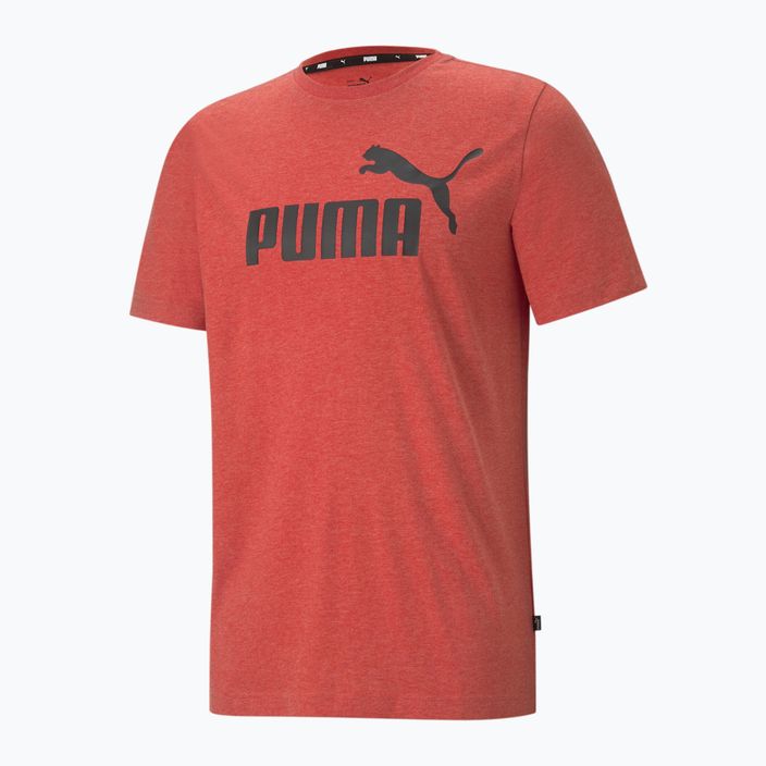 Maglietta da uomo PUMA Essentials Heather Tee high risk red 4