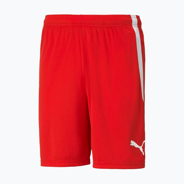 Pantaloncini da calcio PUMA Teamliga rosso/puma bianco da uomo