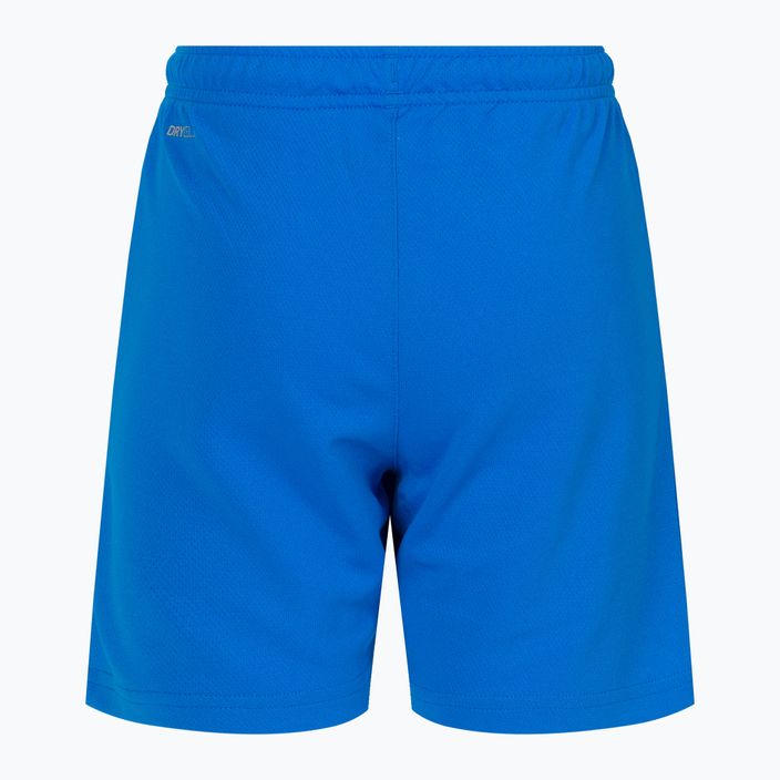 Pantaloncini da calcio da bambino PUMA Teamrise blu elettrico/lemonade/puma bianco 2