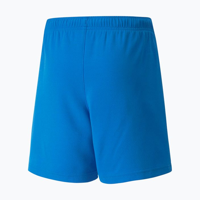 Pantaloncini da calcio da bambino PUMA Teamrise blu elettrico/lemonade/puma bianco 6