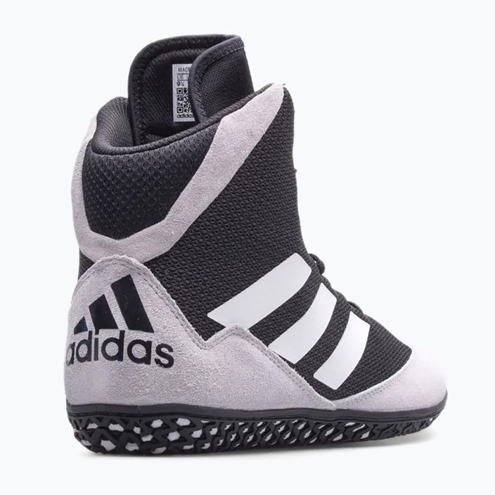 Adidas Mat Wizard 5 combattere le scarpe sportive in bianco e nero FZ5381 14