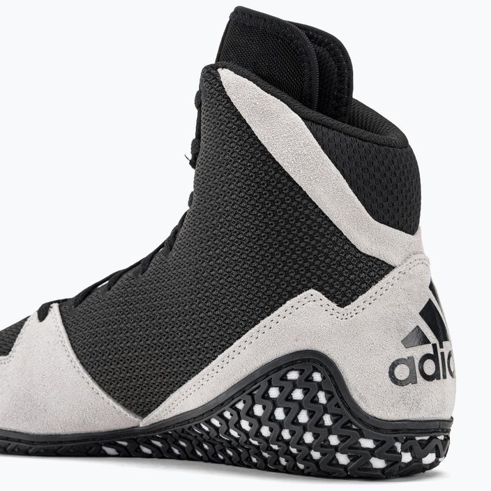 Adidas Mat Wizard 5 combattere le scarpe sportive in bianco e nero FZ5381 10