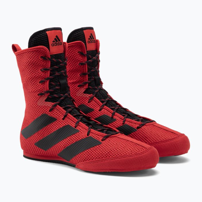 adidas Box Hog 3 scarpe da boxe rosso FZ5305 5