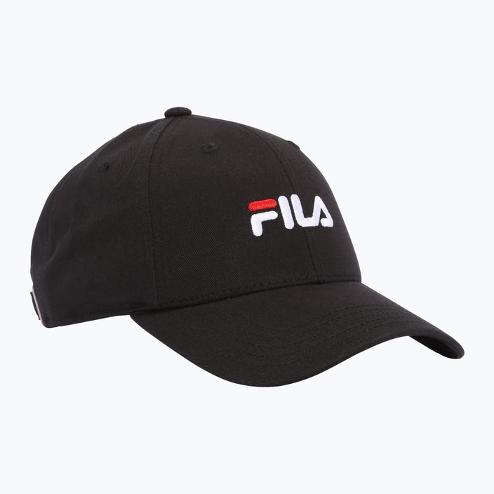 Cappello da baseball FILA Brasov 6 pannelli con logo lineare nero