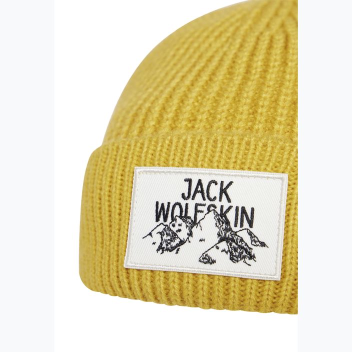 Berretto invernale Jack Wolfskin Badge senape 2