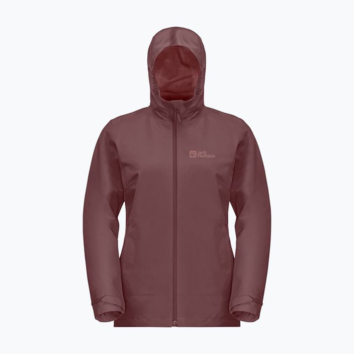 Jack Wolfskin giacca Moonrise 3In1 donna rosso ocra 2