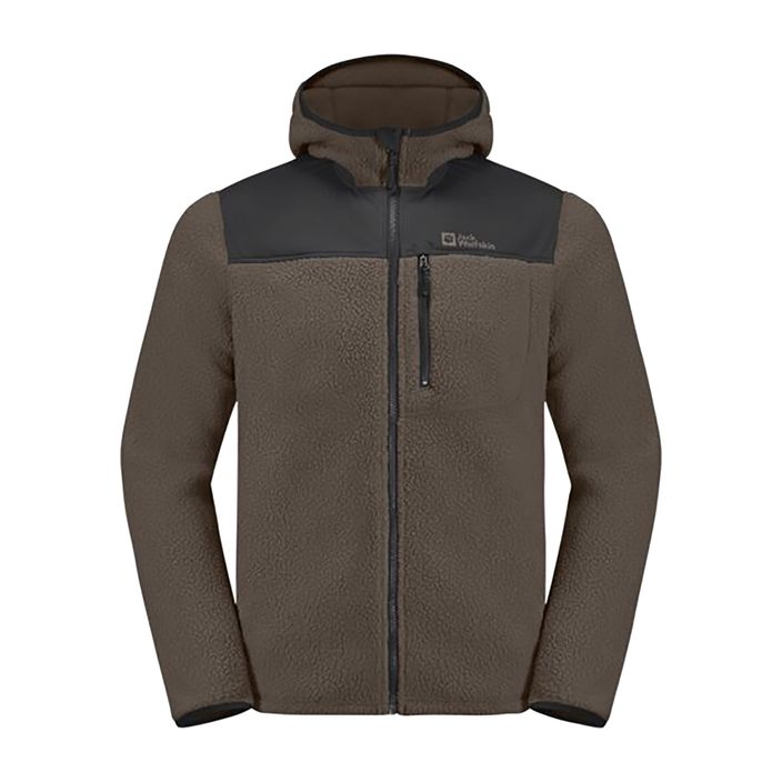 Jack Wolfskin giacca in pile da uomo Kammweg Pile Fz caffè freddo 2