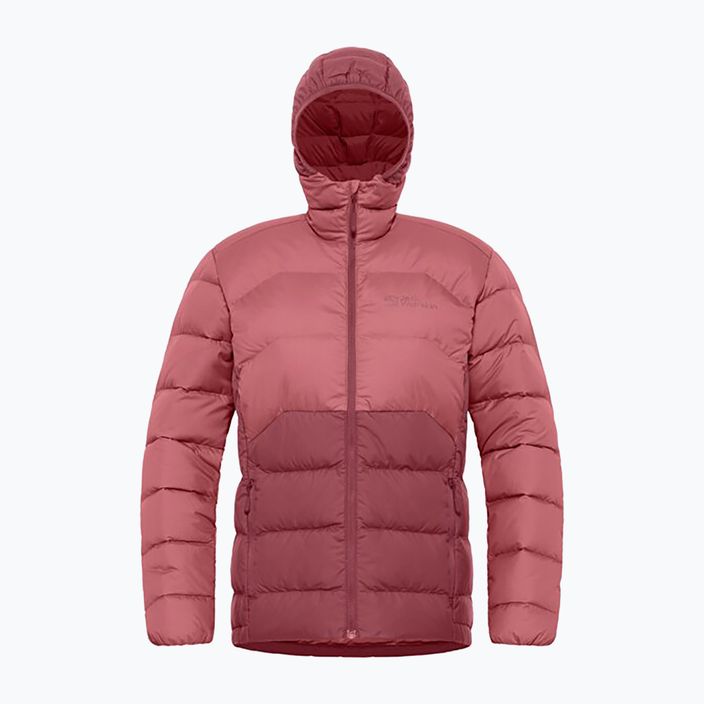 Piumino Jack Wolfskin donna Ather Down Hoody rosso ocra 10