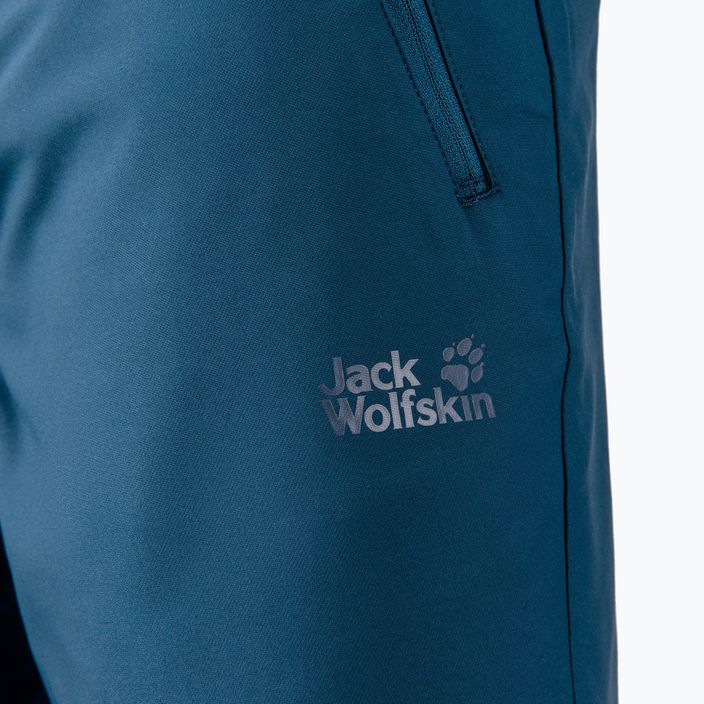 Pantaloncini da trekking Jack Wolfskin Active Track da uomo, blu tuono 4