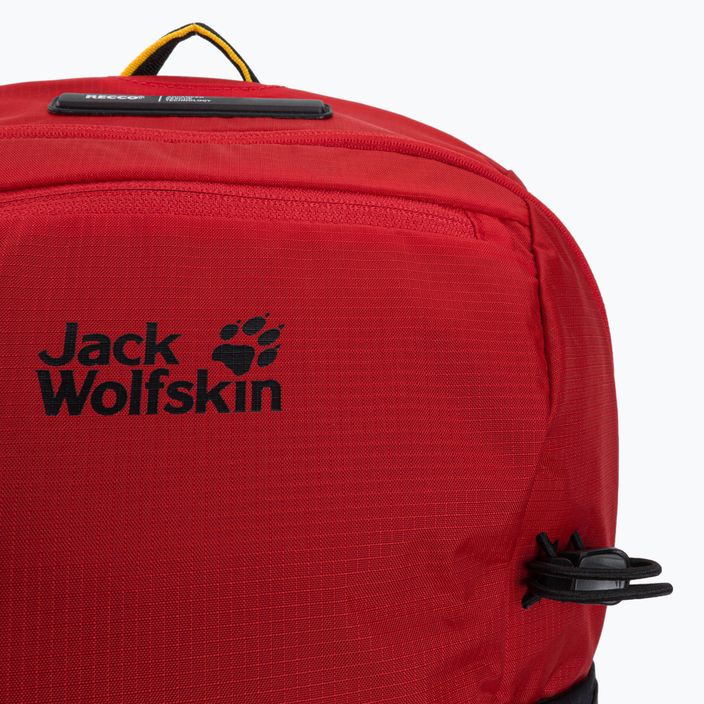 Jack Wolfskin Wolftrail Recco 22 l zaino da trekking rosso adrenalina 3