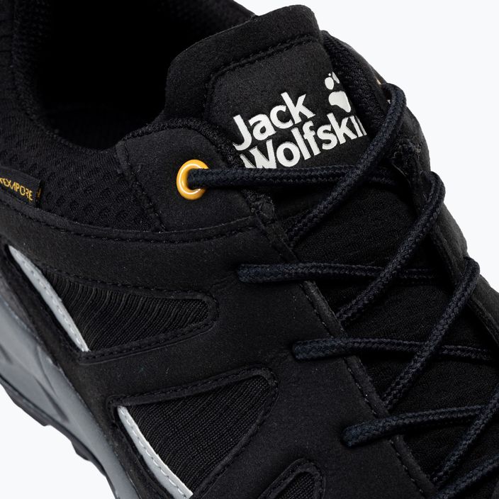 Jack Wolfskin scarpe da trekking da uomo Woodland 2 Texapore Low nero/giallo bordeaux xt 7