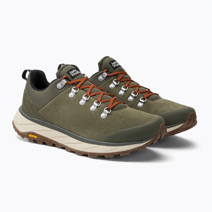 Jack Wolfskin scarpe da trekking da uomo Terraventure Urban Low khaki/arancione 4