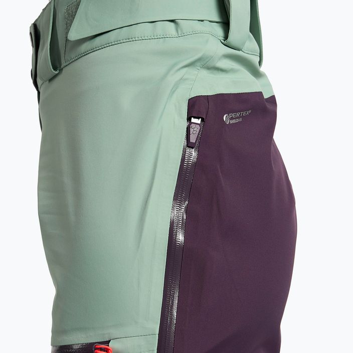 Pantaloni da sci Jack Wolfskin Alpspitze 3L donna verde granito 7
