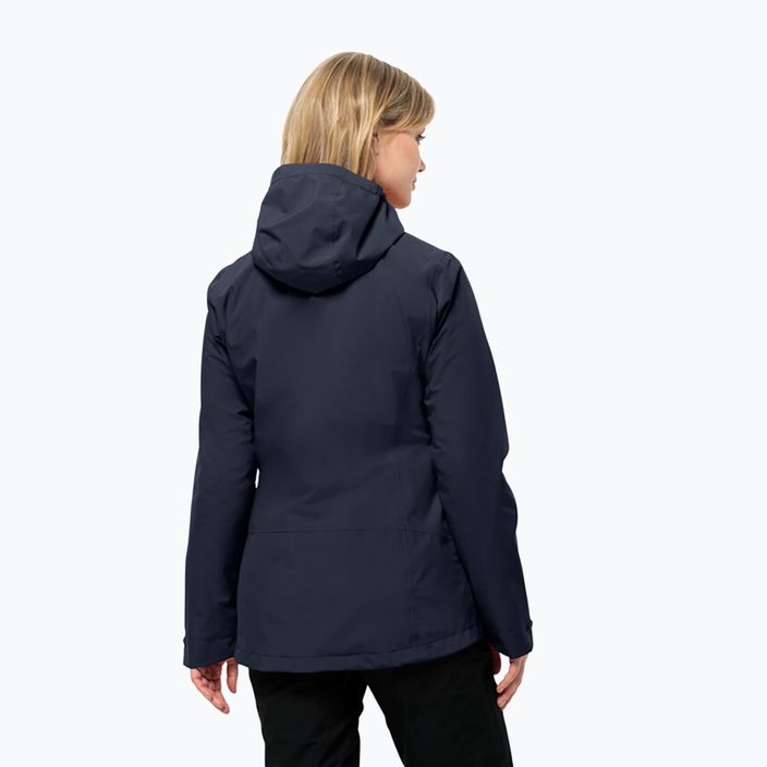 Jack Wolfskin giacca Moonrise 3In1 donna blu notte 2