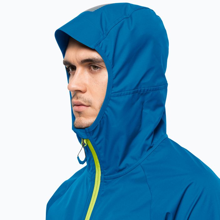 Jack Wolfskin giacca softshell da uomo Alpspitze Hoody blu pacifico 4