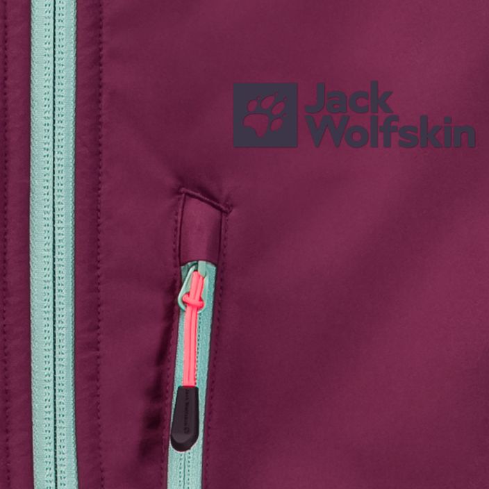 Jack Wolfskin giacca softshell da donna Alpspitze Hoody wild berry 11