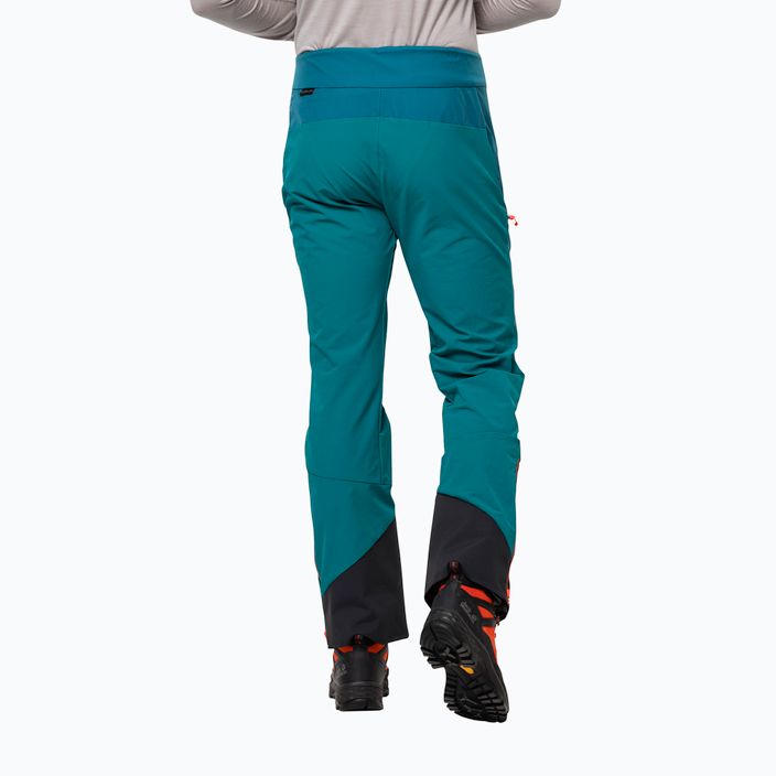 Pantaloni da sci Jack Wolfskin Alpspitze uomo blu corallo 2