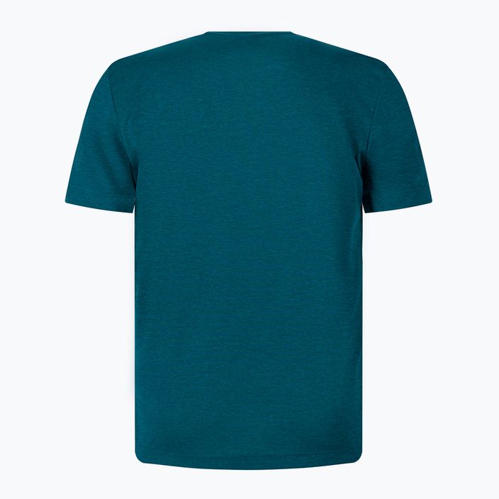 T-shirt Jack Wolfskin Hiking Uomo Graphic blu corallo 5