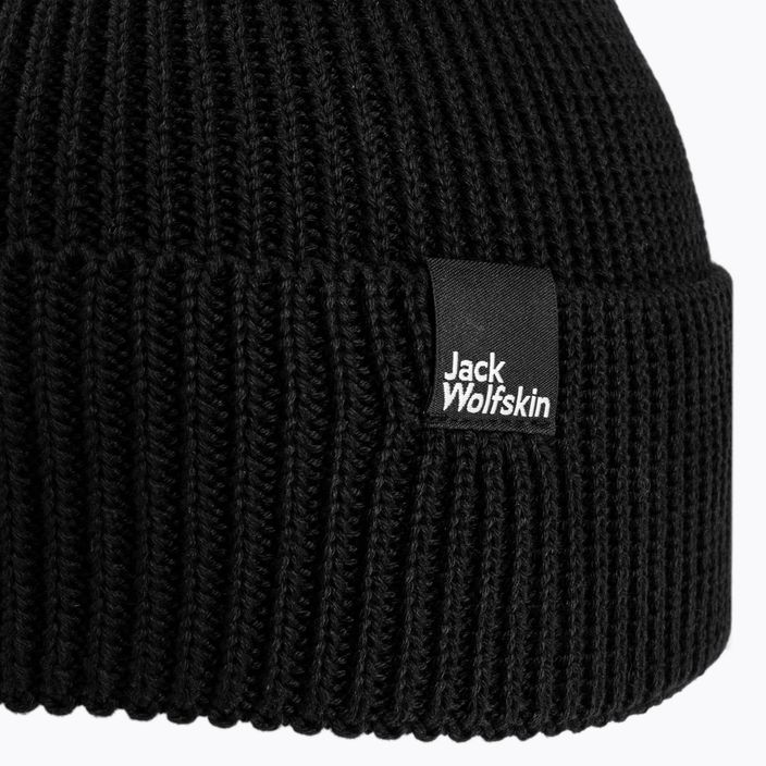 Jack Wolfskin berretto invernale Essential nero 3