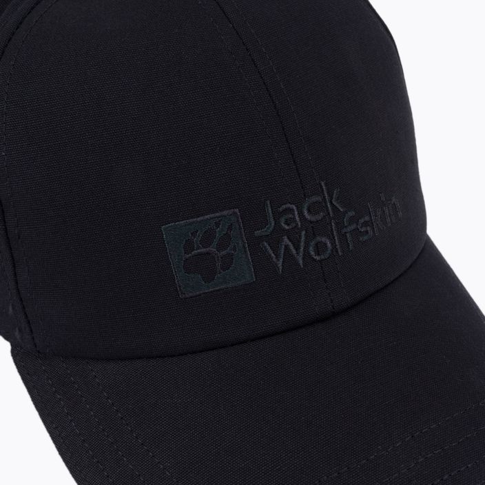 Cappello da baseball Jack Wolfskin nero 5