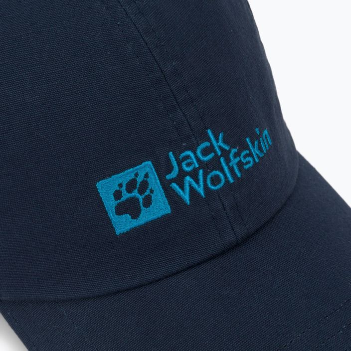 Cappello da baseball Jack Wolfskin per bambini blu notte 5