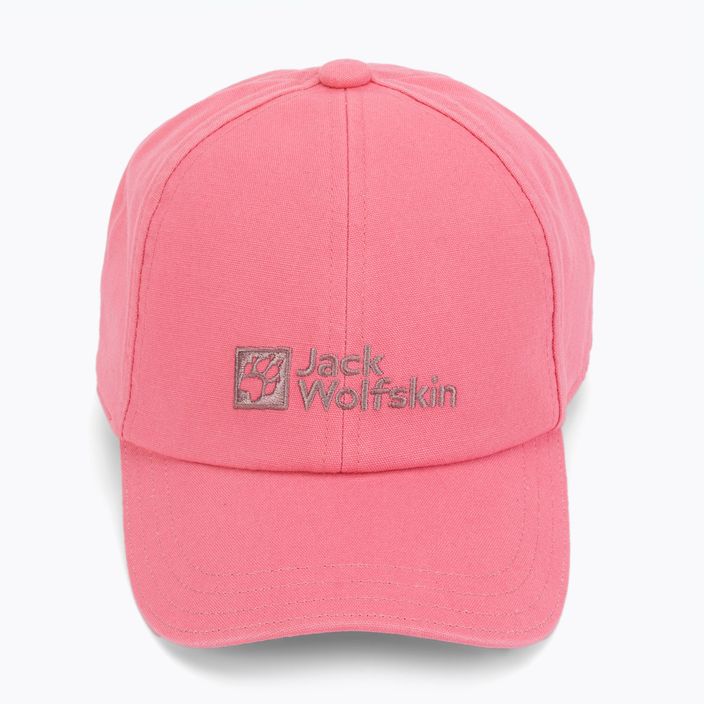 Cappello da baseball Jack Wolfskin per bambini rosa limonata 4