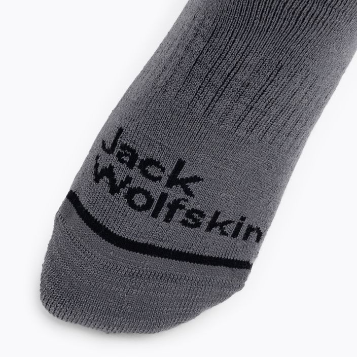 Jack Wolfskin Trek Merino CL C calze da trekking grigio scuro 3