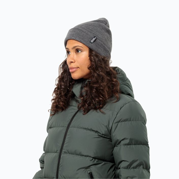 Jack Wolfskin berretto invernale Rib grigio erica 2