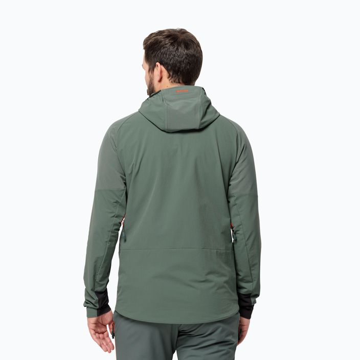 Jack Wolfskin giacca softshell da uomo Alpspitze Hoody verde siepe 2