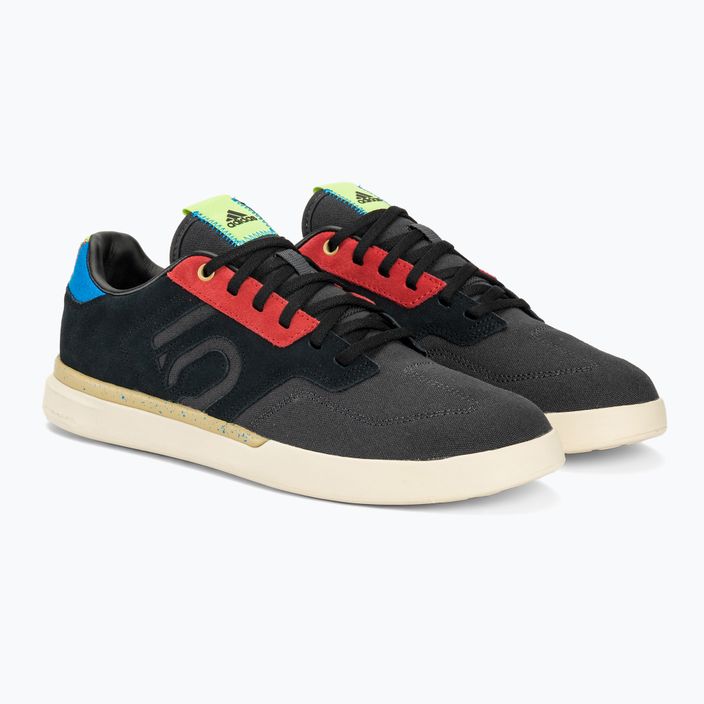 Uomo adidas FIVE TEN Sleuth nucleo nero / carbonio / meraviglia bianco piattaforma scarpe da ciclismo 5