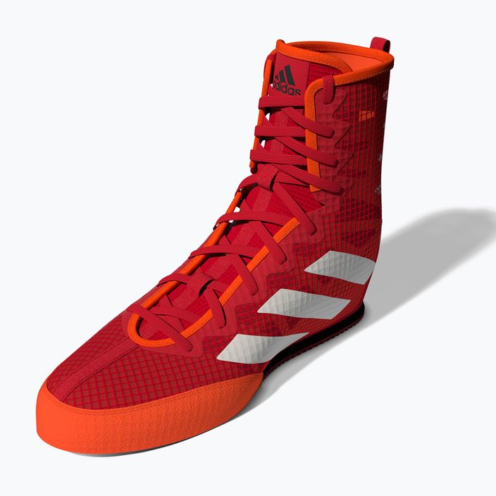 Uomo adidas Box Hog 4 rosso GW1403 scarpe da boxe 11