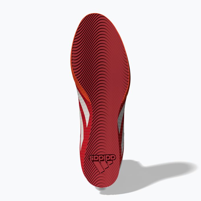 Uomo adidas Box Hog 4 rosso GW1403 scarpe da boxe 14