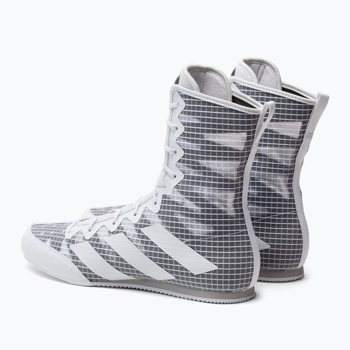 Uomo adidas Box Hog 4 grigio scarpe da boxe GZ6118 3