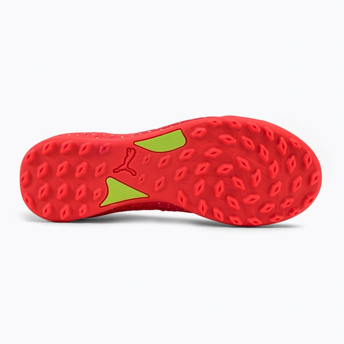 PUMA Future Z 3.4 TT scarpe da calcio per bambini corallo infuocato/luce frizzante/puma nero/salmone 5