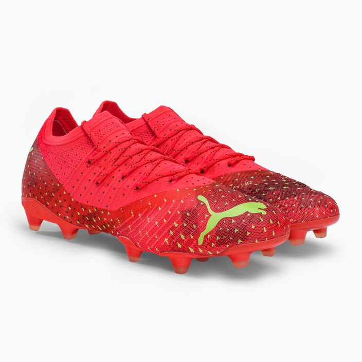 PUMA Future Z 2.4 FG/AG scarpe da calcio uomo fiery coral/fizzy light/puma nero/salmon 4