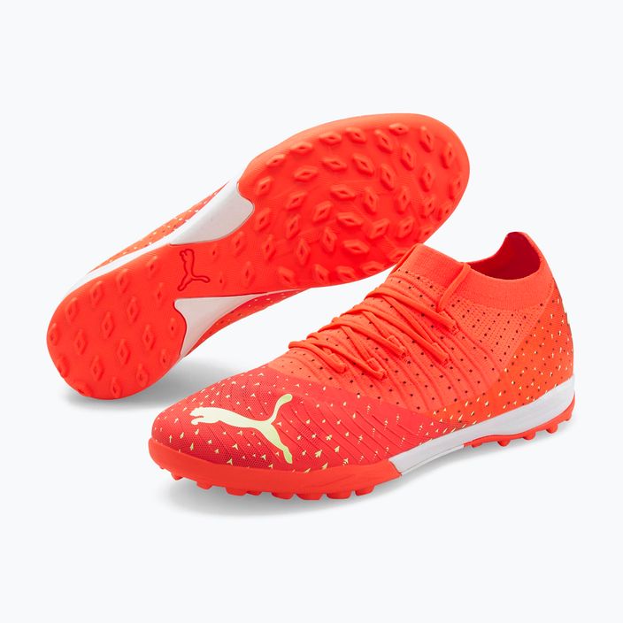 PUMA Future Z 3.4 TT scarpe da calcio uomo fiery coral/fizzy light/puma nero/salmone 9
