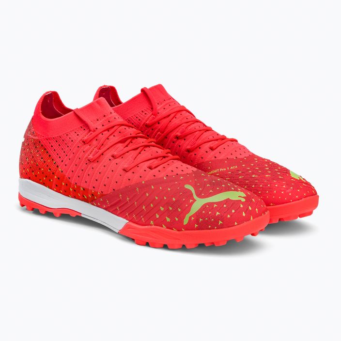 PUMA Future Z 3.4 TT scarpe da calcio uomo fiery coral/fizzy light/puma nero/salmone 4