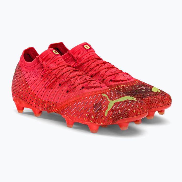 PUMA Future Z 1.4 FG/AG scarpe da calcio uomo fiery coral/fizzy light/puma nero/salmon 4